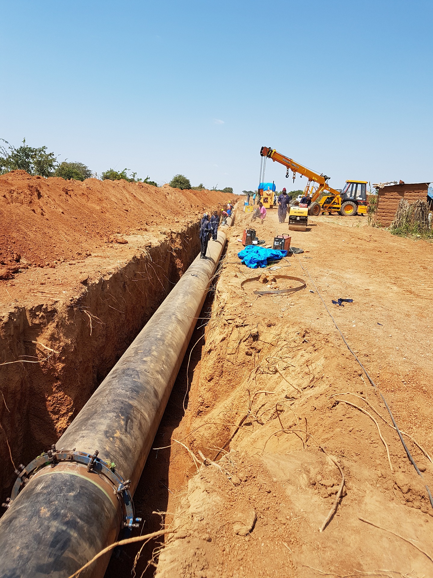 MDPE Gas Pipeline Installation by Yuvanshi Projects
