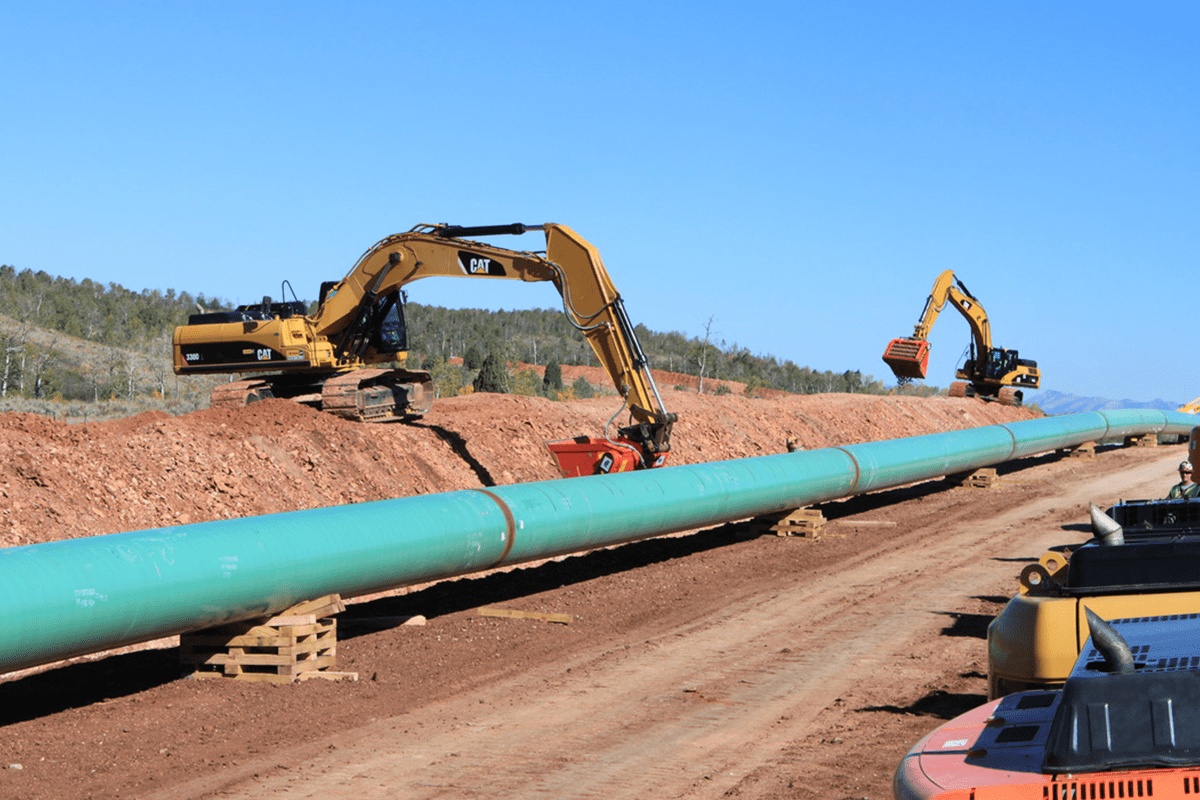 Steel Pipeline Infrastructure Project
